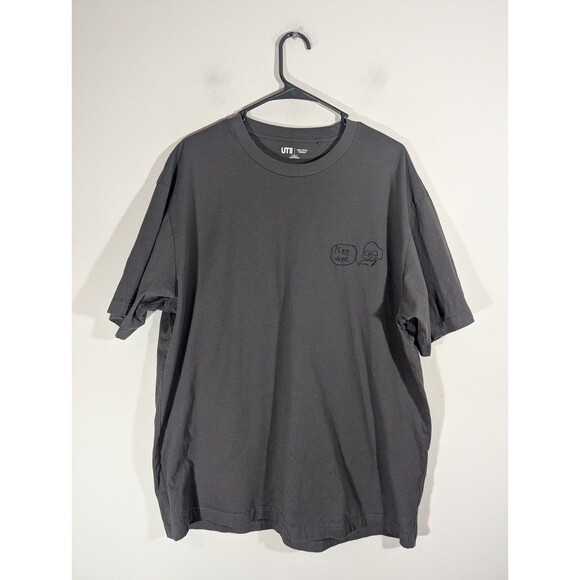 Uniqlo Other - Uniqlo x Jean Paul Basquiat Mens Gray Short Sleeve Shirt Sz XL Artsy Streetwear